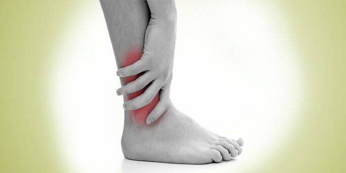 foot pain with ankle arthrosis